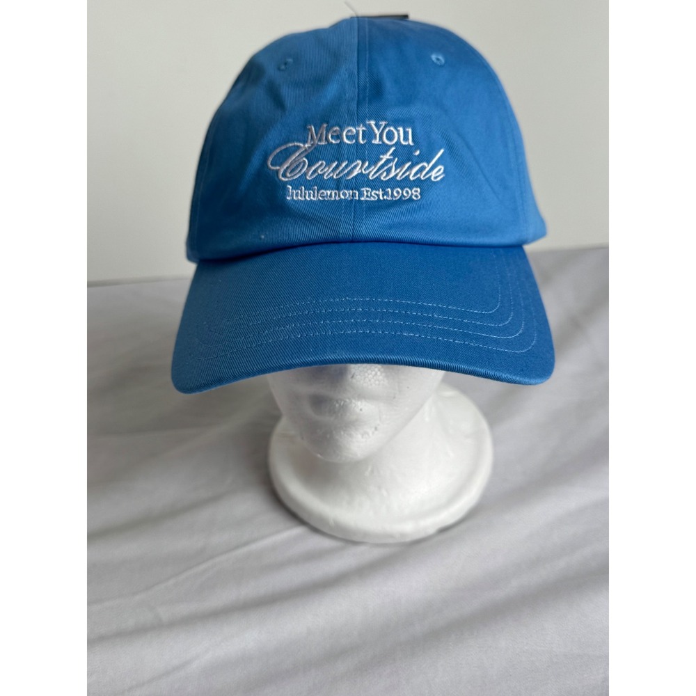 Lululemon Classic Unisex Ball Cap Blue Meet You Courtside Hat LU9CKDS L/XL NEW
